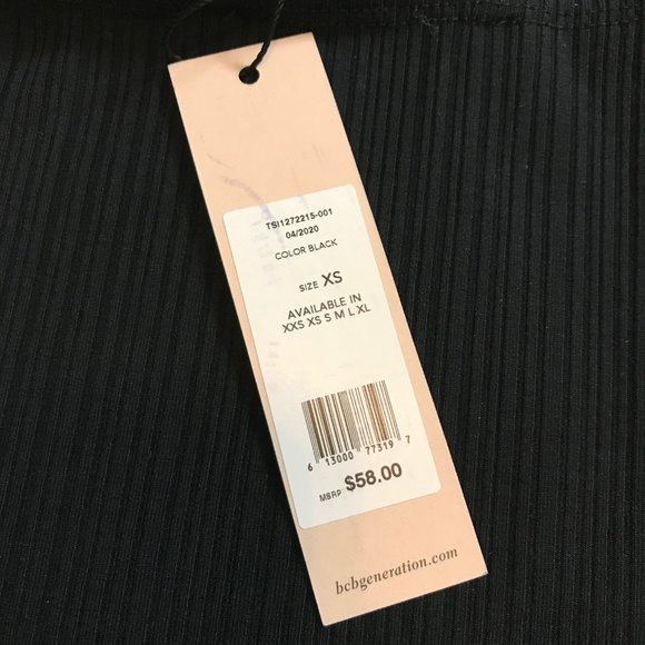 XS BCBGeneration TIE-STRAP THONG BODYSUIT - Picture 8 of 10